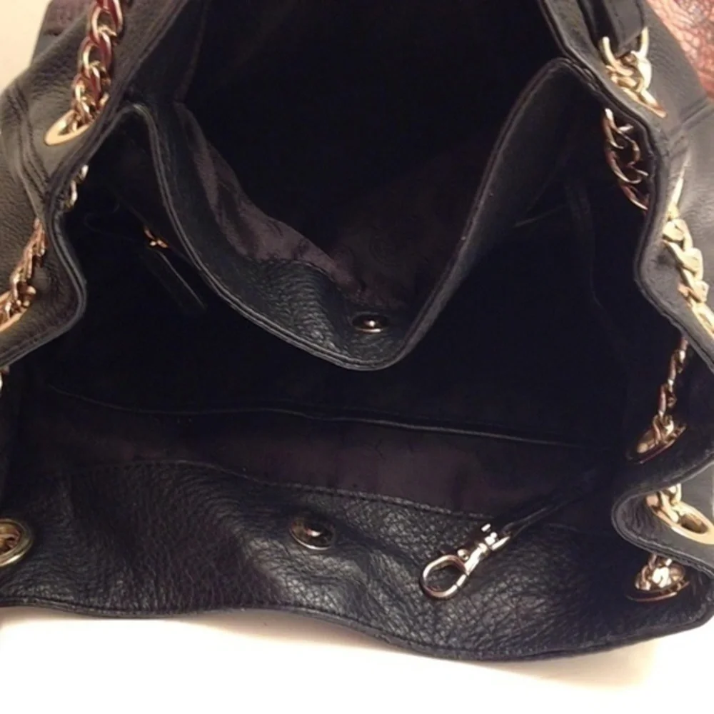 Michael Kors pebbled leather chain shoulder bag